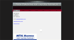 Desktop Screenshot of centro.metal.zary.com.pl
