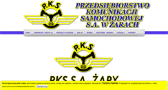 Desktop Screenshot of pks.zary.pl